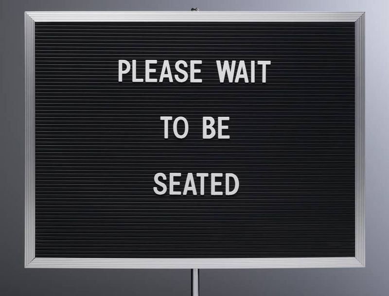 Seating Themselves Without Being Guided
