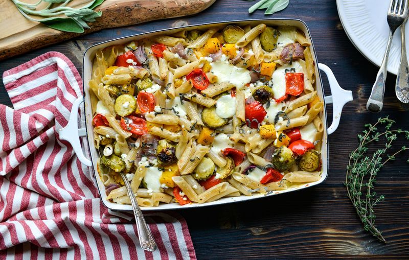 Roasted Vegetable Pasta Bake