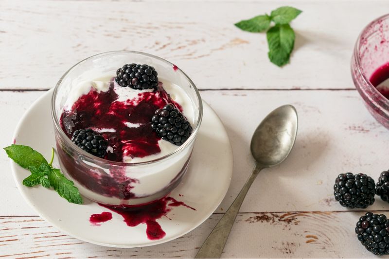 Berry Compote With Natural Yoghurt