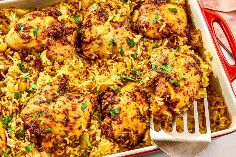 Chicken And Rice Tray Bake