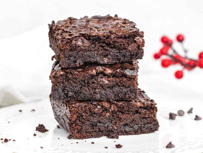 Plant Based Chocolate Brownies