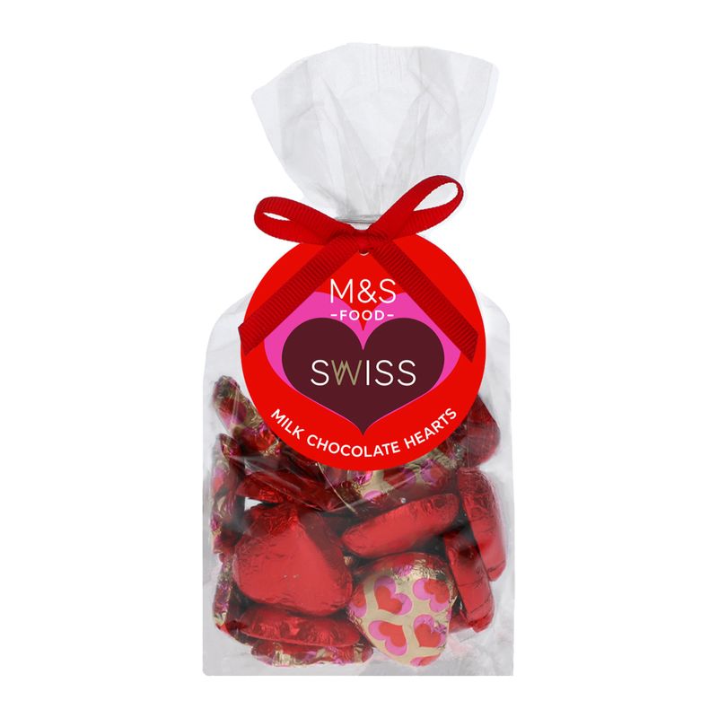 Swiss Milk Chocolate Hearts