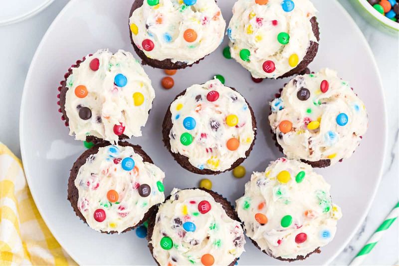 M&M's Cupcakes