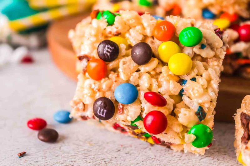 M&M's Rice Krispie Treats