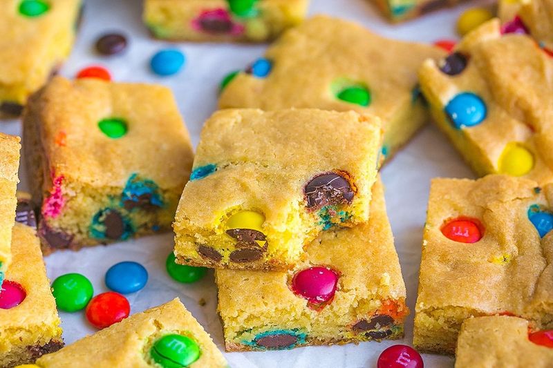 M&M's Cookie Bars