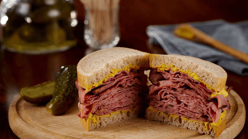 Montreal Smoked Meat Sandwich
