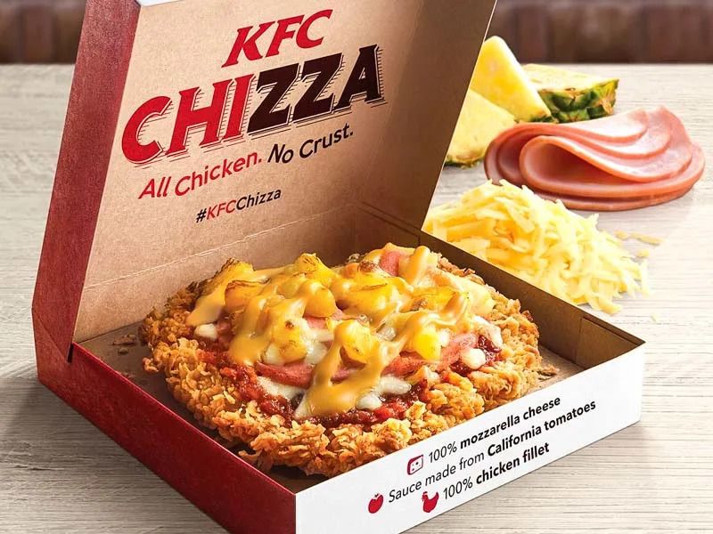 KFC Chizza Chicken Pizza Base (Singapore)
