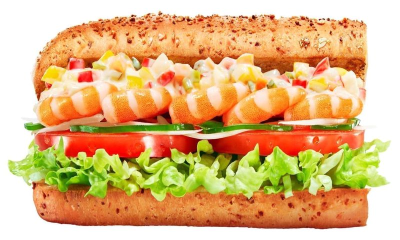 Subway Shrimp Sandwich (South Korea)