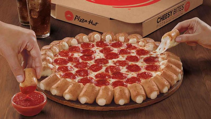Pizza Hut Cheesy Bites Crust (United Kingdom)