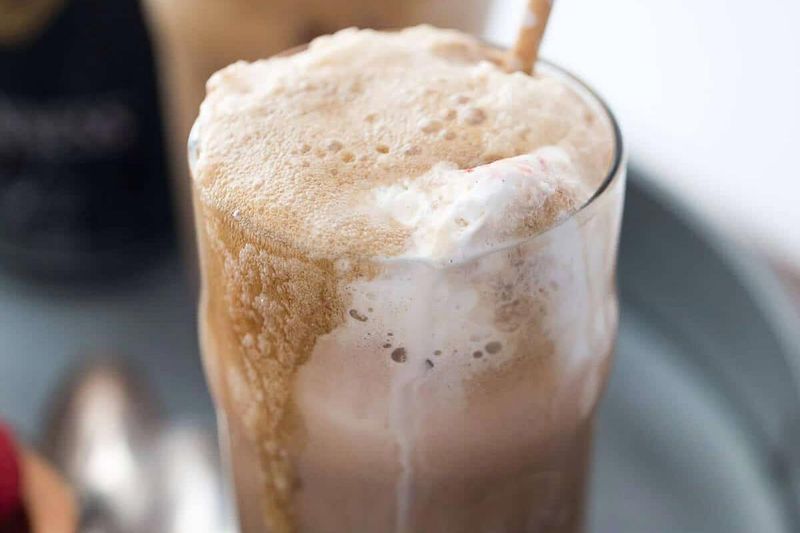 Thick Milkshakes With Foam