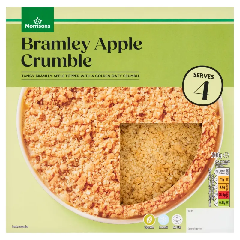 Morrisons The Best Bramley Apple Crumble