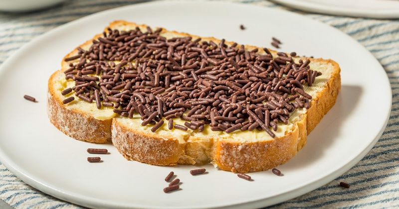Belgium – Bread With Cheese, Jam, Or Chocolate Spread