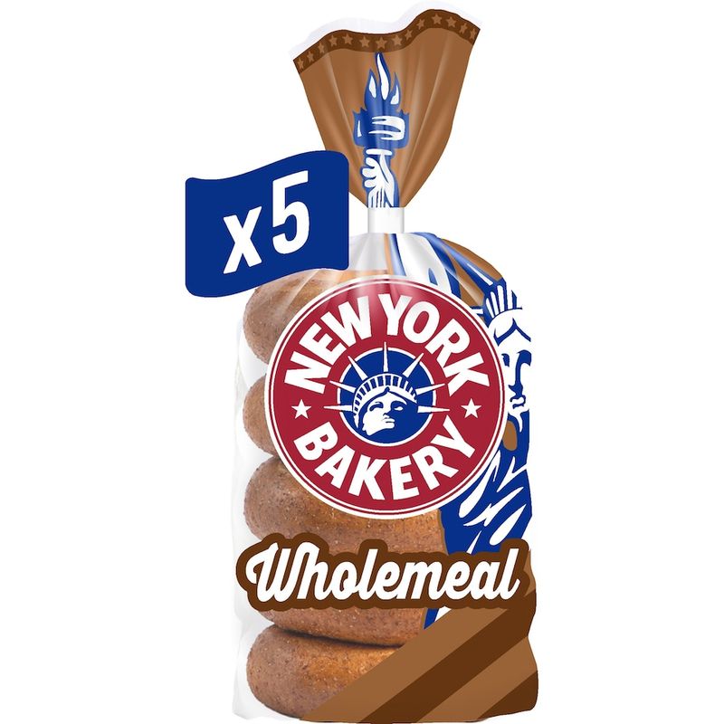 New York Bakery Co. Wholemeal Bagels