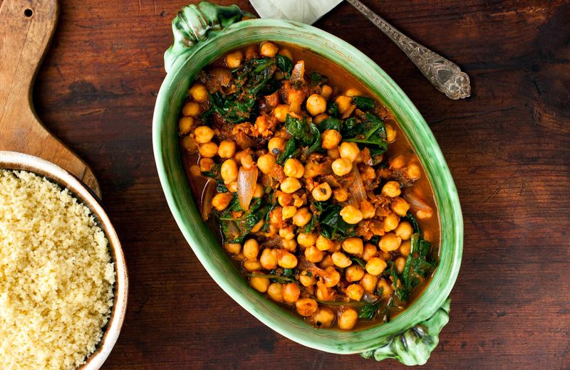 Couscous With Roasted Spices And Tinned Chickpeas