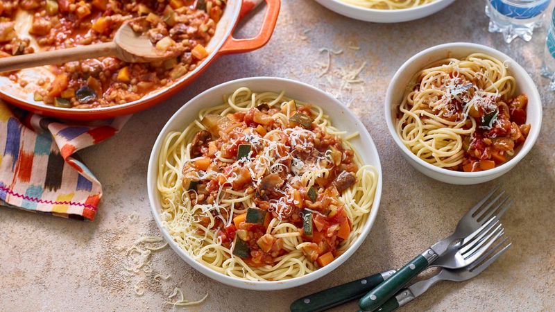 Lentil And Tomato Pasta