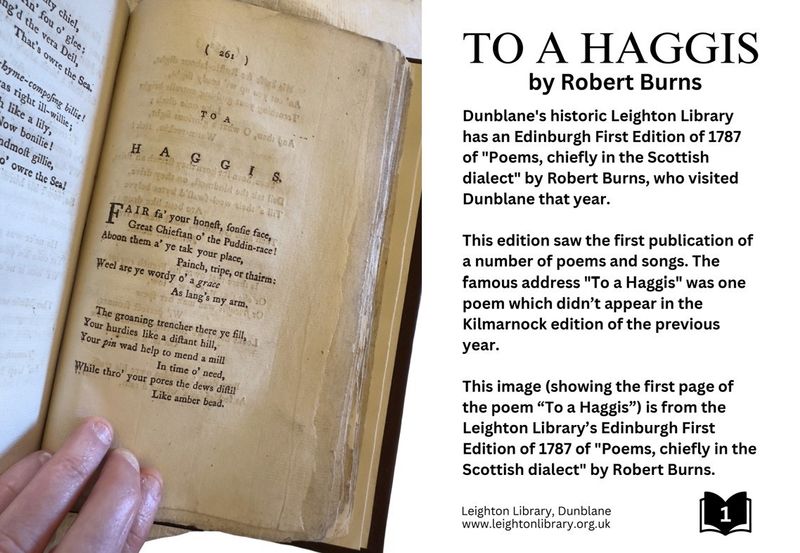 Robert Burns' Address To A Haggis (1786)