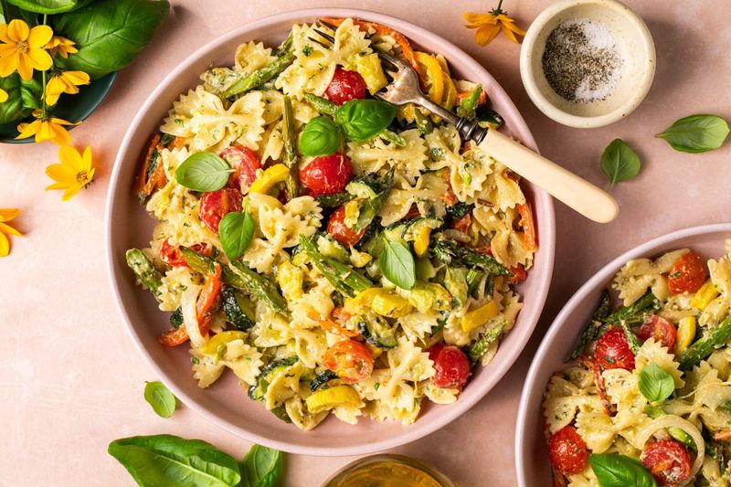 Pasta With Roasted Vegetables
