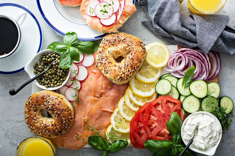 Bagel And Topping Board
