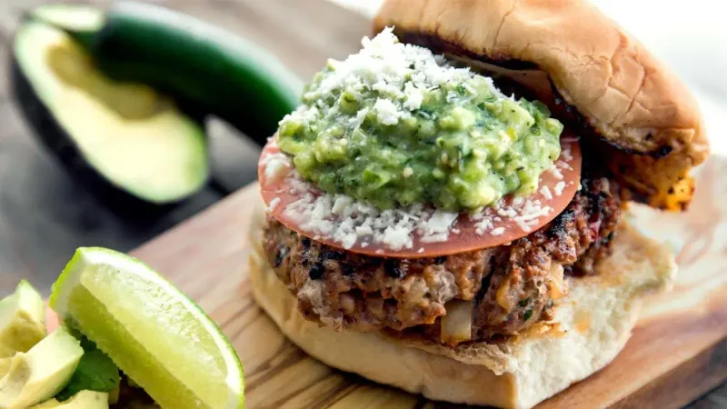 Mexican Chorizo Burger