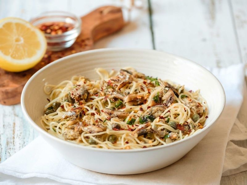 Sardine And Lemon Spaghetti