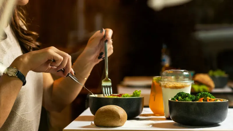 Slow Down And Eat Without Screens When Possible