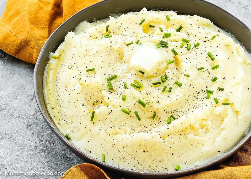 Making Creamy Mashed Potatoes