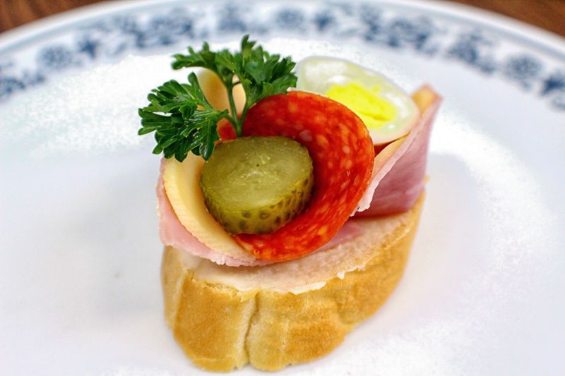 Czech Republic – Bread With Butter, Cheese, Or Cold Cuts