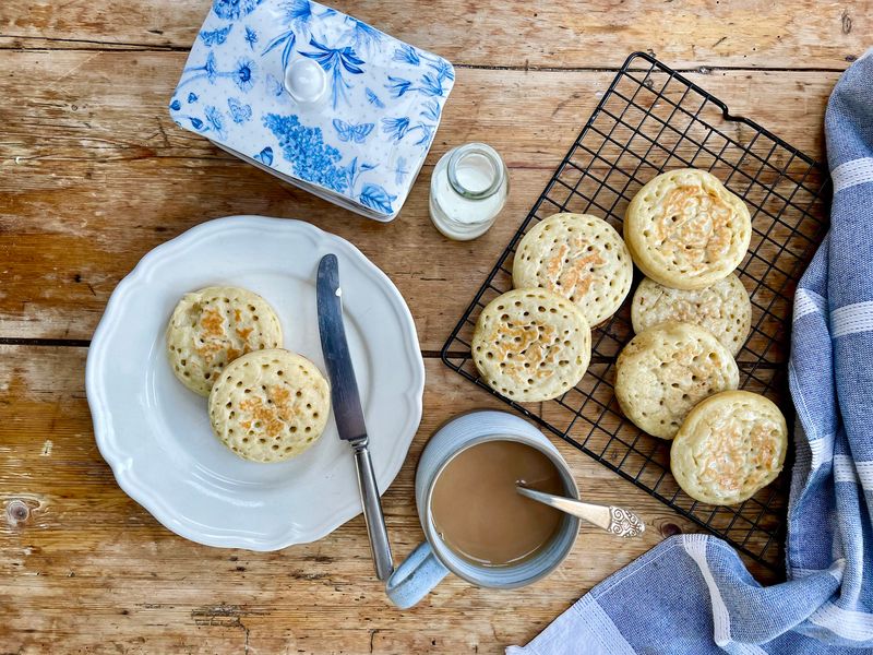Toasted Crumpets