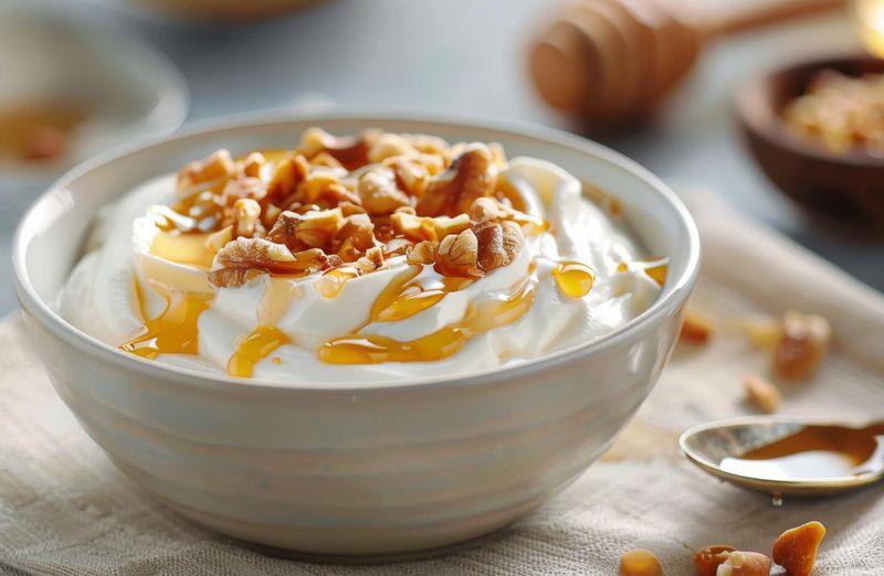 Greece – Yoghurt With Honey Or Pastry