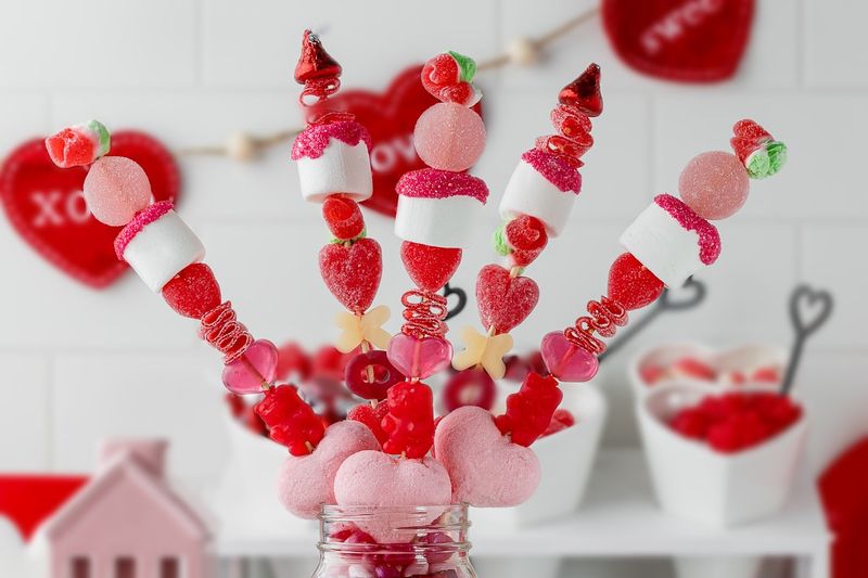 Fruit And Marshmallow Kabobs