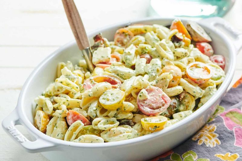 Pasta Salad With Herb Mayo