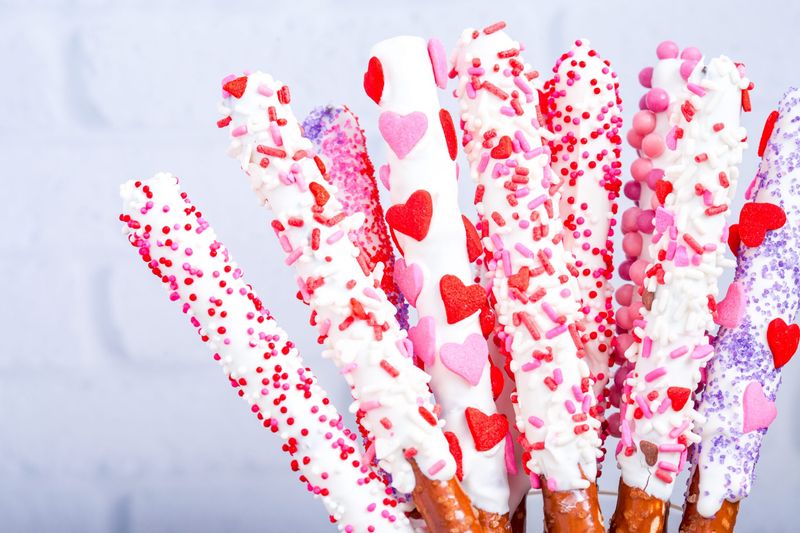 Chocolate-Dipped Pretzel Rods