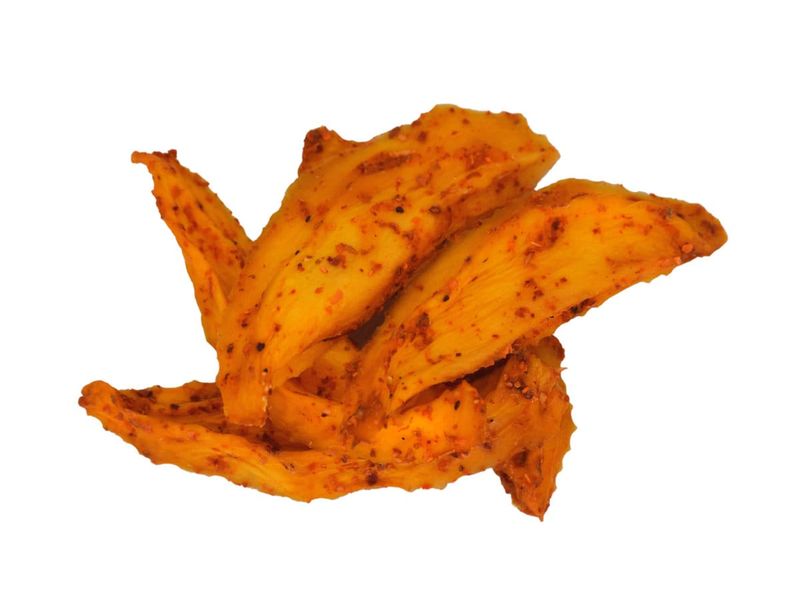 Dried Mango Slices With Tajín Seasoning