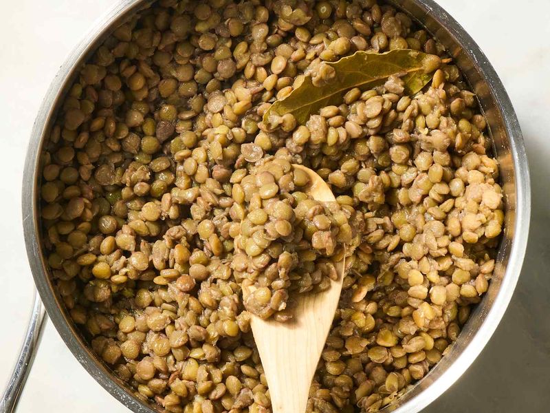 Plain Lentils With Salt And Pepper