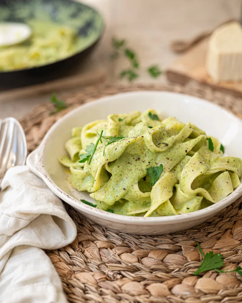 Creamy Courgette And Herb Pasta