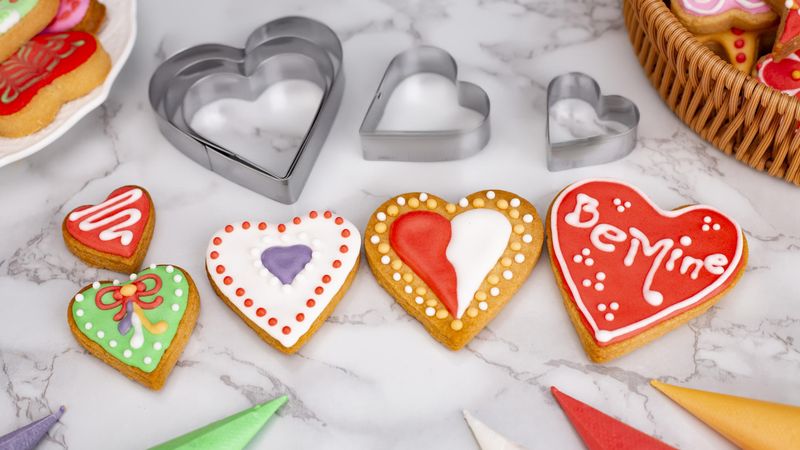 Heart-Shaped Cookie Baking Kit