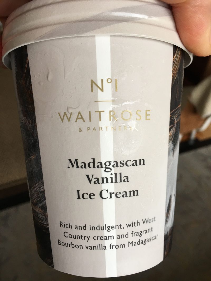 Waitrose Madagascan Vanilla Ice Cream