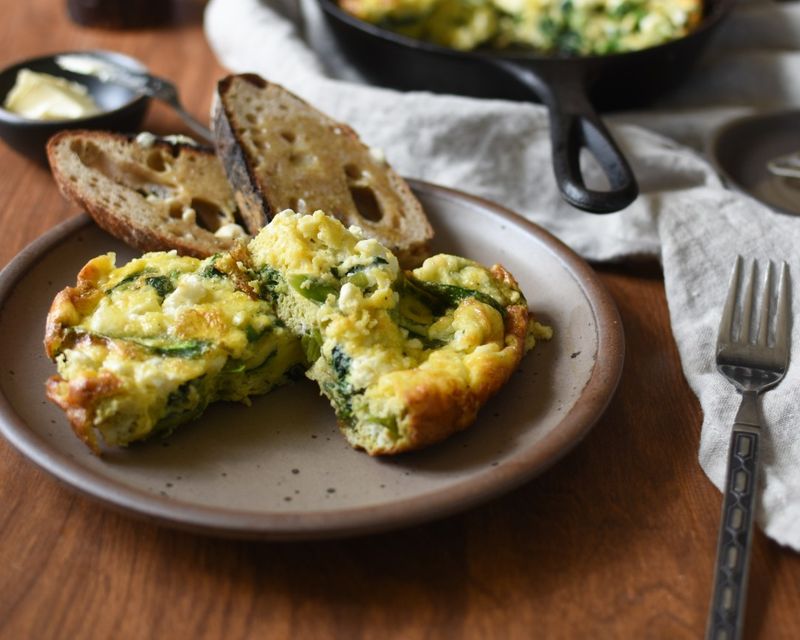 Spinach And Feta Frittata