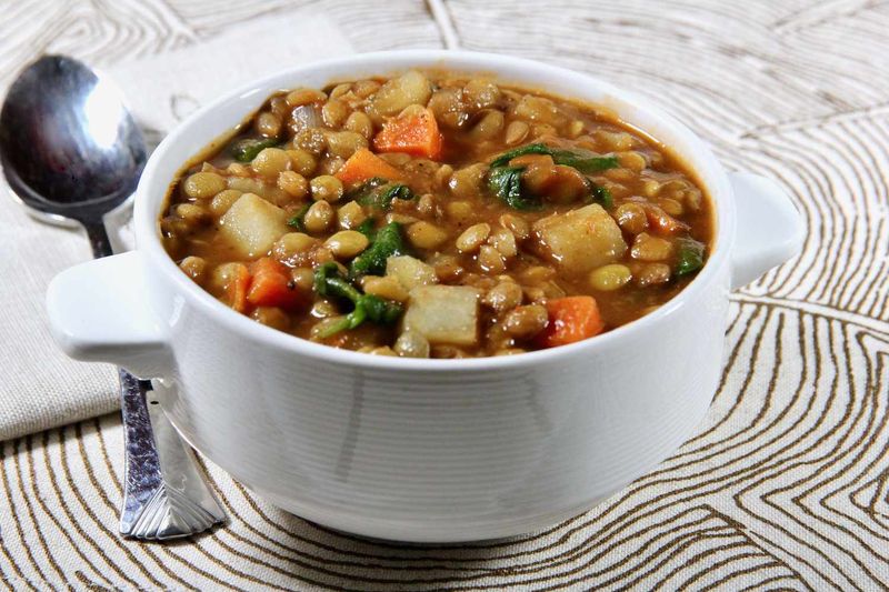 Lentil Stew With Carrots And Potatoes