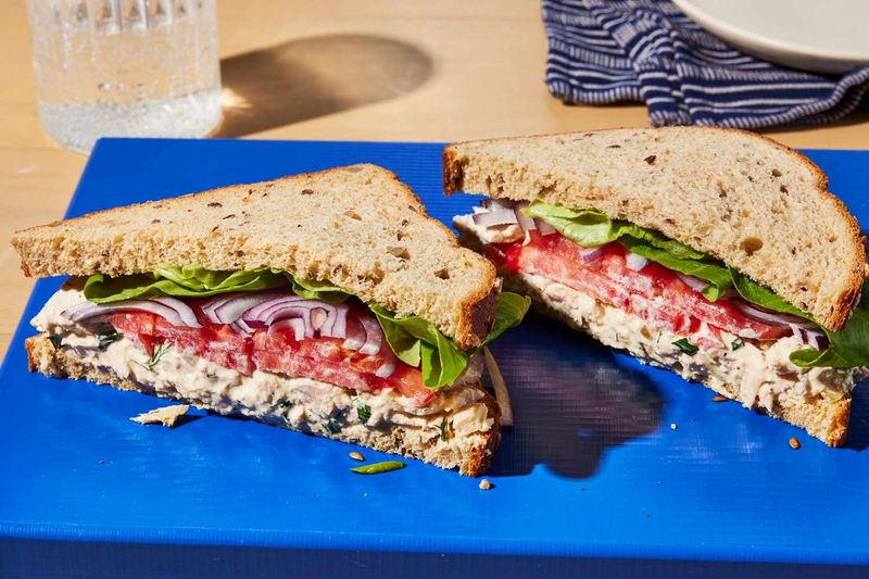 Tuna Salad Sandwich On Wholegrain Bread