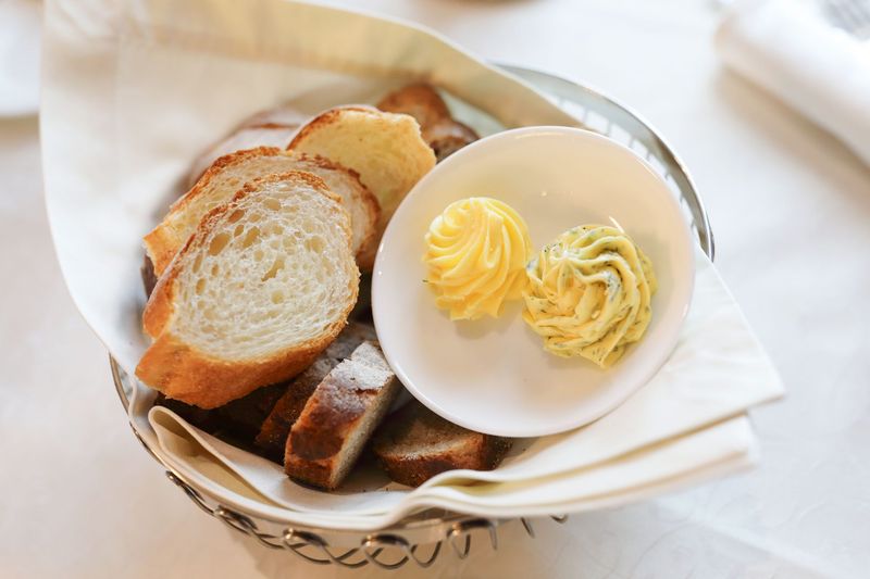 Freshly Baked Bread And Whipped Butter