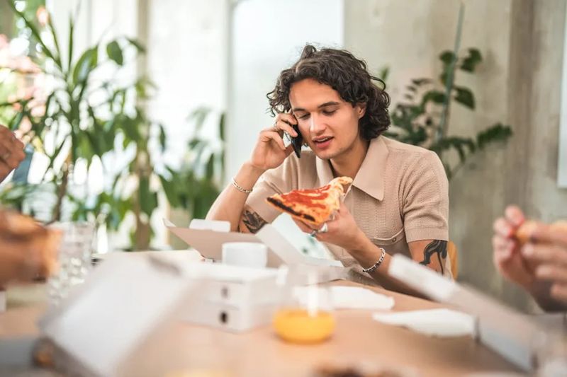 Speaking On Loud Phone Calls At The Table