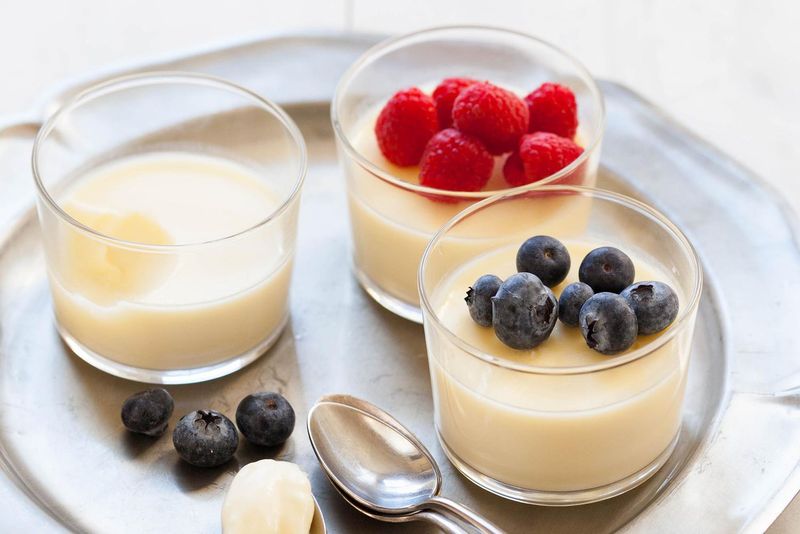 Lemon Posset With Fresh Berries