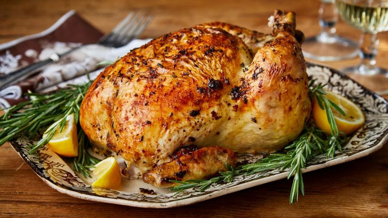 Roast Chicken With Lemon And Herbs