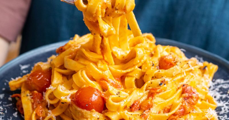 Tomato And Mascarpone Tagliatelle