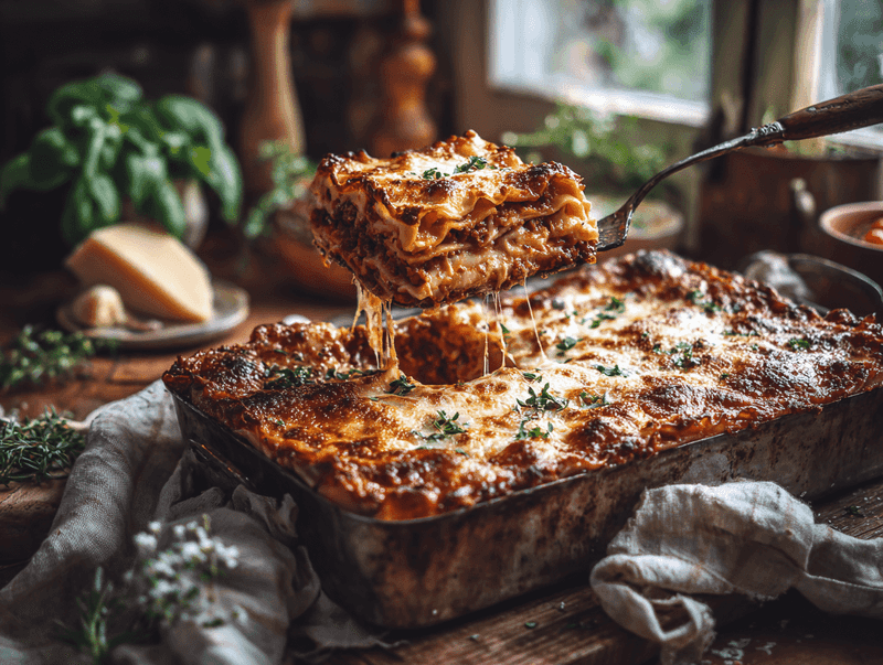 Classic Lasagne With Rich Beef Ragu