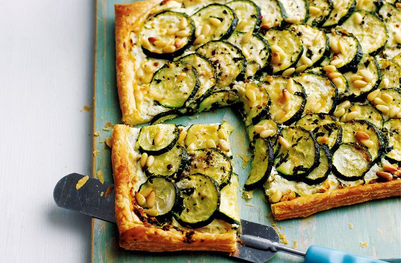 Lemony Courgette And Ricotta Tart