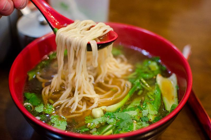Miso Soup With Noodles And Seasonal Vegetables