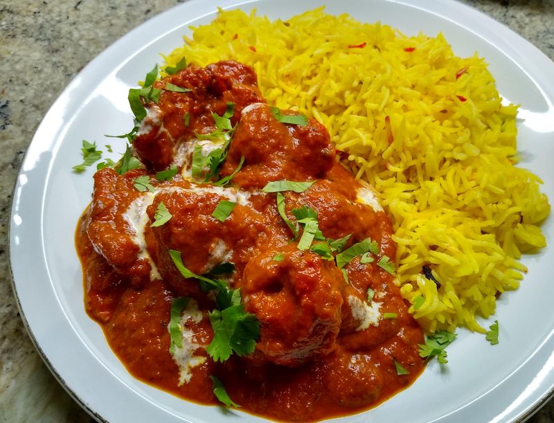 Chicken Tikka Masala With Pilau Rice