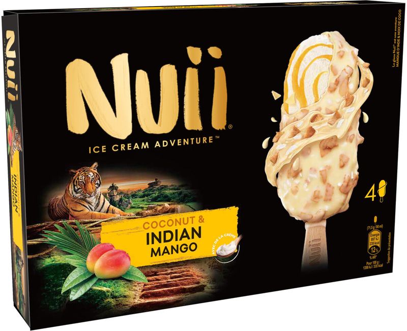 Nuii Coconut And Mango Ice Cream